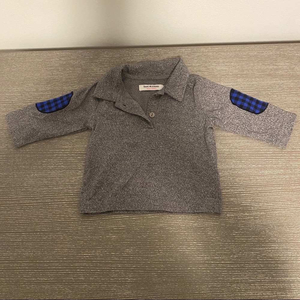 2 for $20💥Isaac Mizrahi Baby Boy Long-Sleeve Polo